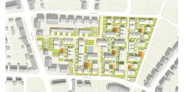 總平面圖這樣配色，清爽