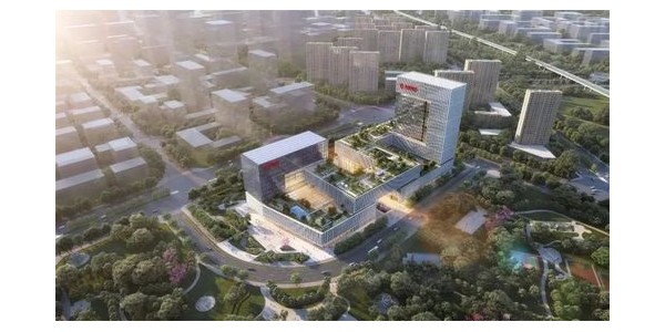 gmp新作 | 華夏銀行總部大廈，建筑呼應(yīng)Logo，呈C型雷紋布局形態(tài)